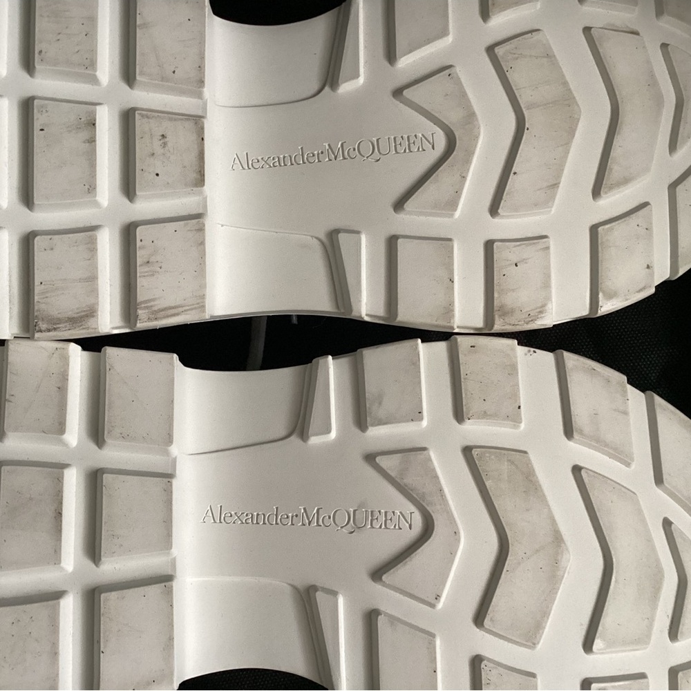 Alexander McQueen Tread Slick Canvas Platform Sneakers, Size 41 - Picture 9 of 14